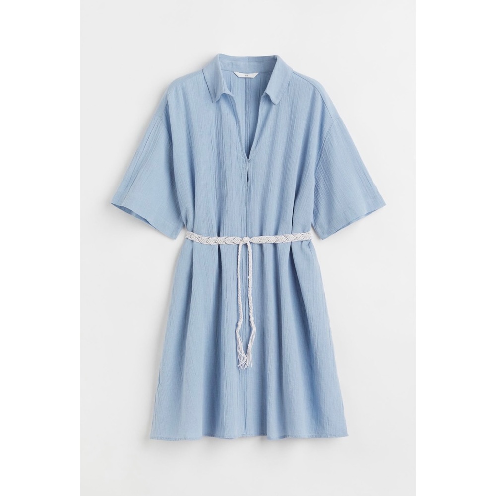 *NWT* H&M Tie Belt Shirt Dress